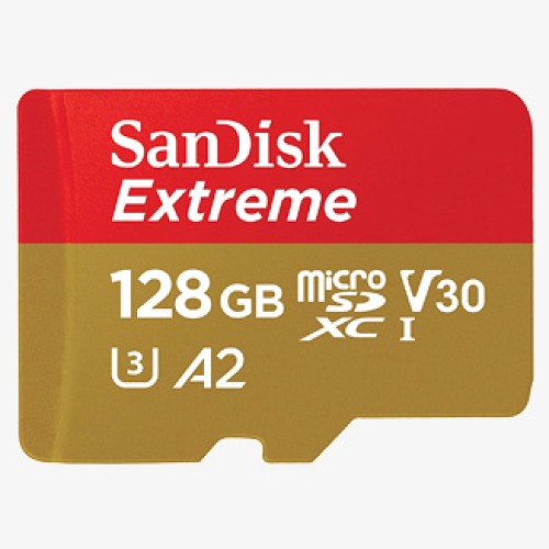 SanDisk SDSQXAA-128G-GN6MN 128GB Extreme microSD UHS-I U3 V30 A2 160MB/s- SDSQXAA-128G-GN6MN